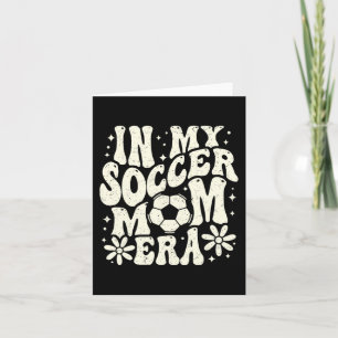 Carte À mon Ère de Maman de Footballeur Vie de Maman de 