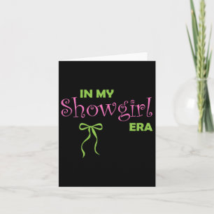 Carte À mon ère de showgirl Groovy Life Of A Showghoul H
