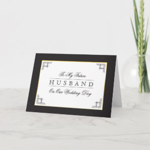 Carte À Mon Futur Mari Le Jour Du Mariage