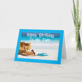 CARTE **À MON JUMEAU** TU MÉRITES UN "ANNIVERSAIRE FORMI