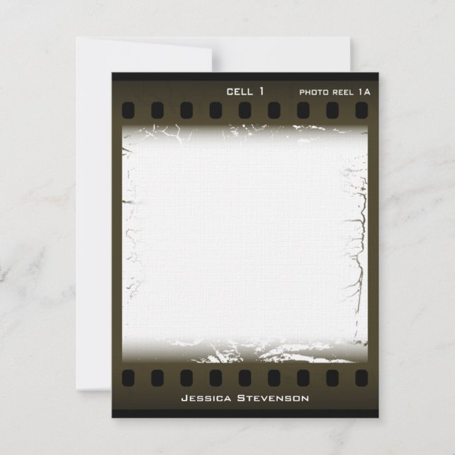 Carte à note plat (olive) (Devant)