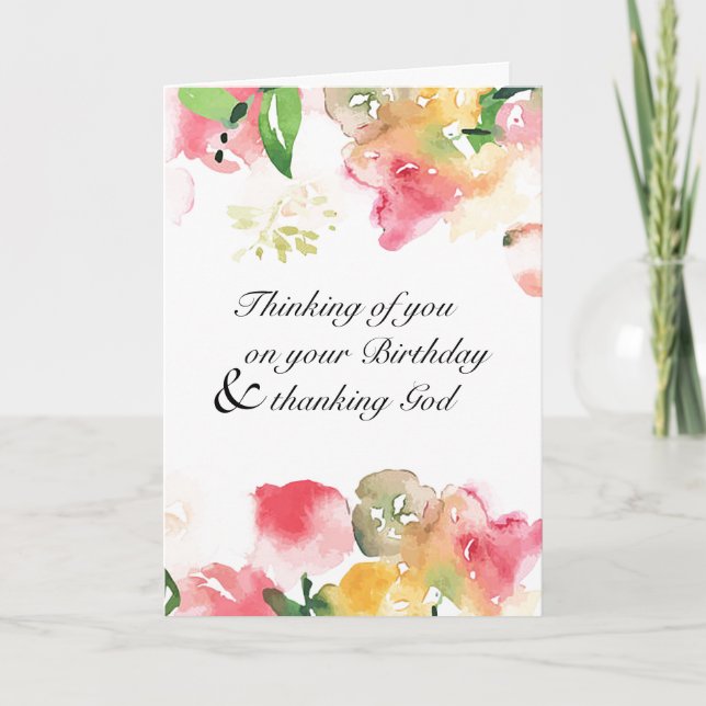 Carte à notes "Pensez à vous à votre anniversaire" (Devant)