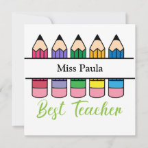 Carte à plat pour les enseignants