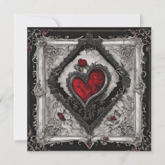 Carte à plat Secret Admirer avec inscription sur l
