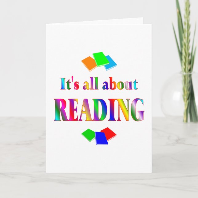 Carte A propos de la lecture (Devant)