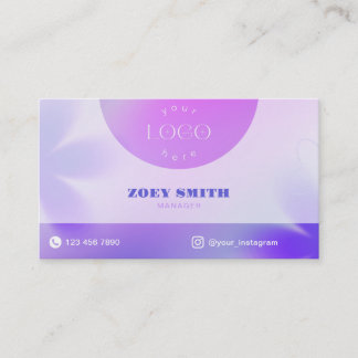 Carte à puce à dégradé violet pour les techniciens