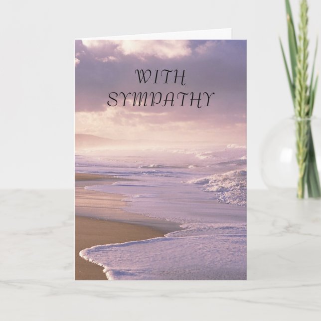 Carte A sympathy card (Devant)