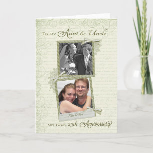 Carte À Tante & Oncle à l'anniversaire _Personnalisé pui