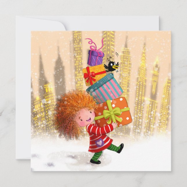 Carte A Tumble of Gifts and Giggles (Devant)