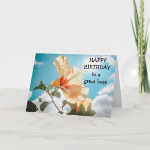 CARTE À UN "GRAND BOSS" AVEZ UN JOLI ANNIVERSAIRE