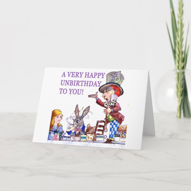 Carte A Very Happy Unbirthday To You! (Devant)