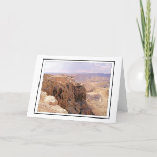 Carte A view of Masada