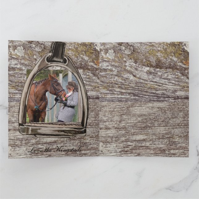 Carte a view through a stirrup  (Intérieur)