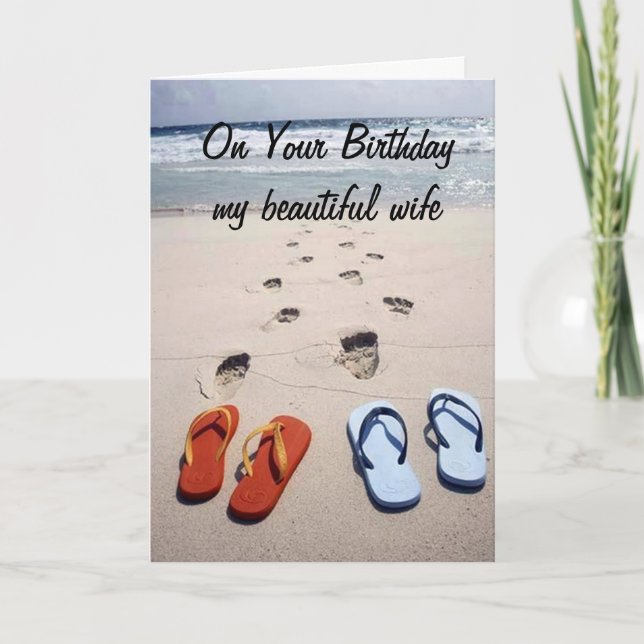 CARTE A VOTRE ANNIVERSAIRE **MA BELLE FEMME** STYLE DE P (Devant)