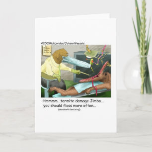 Carte Aardvark Dentistry Funny Toxits & Collectibles