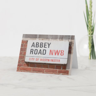 Carte Abbey Road Londres