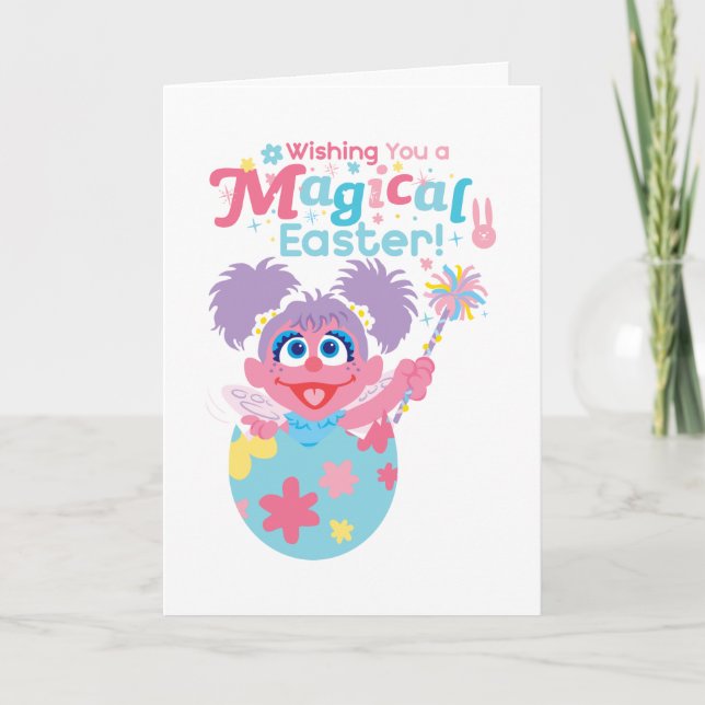 Carte Abby Cadabby de Pâques (Devant)