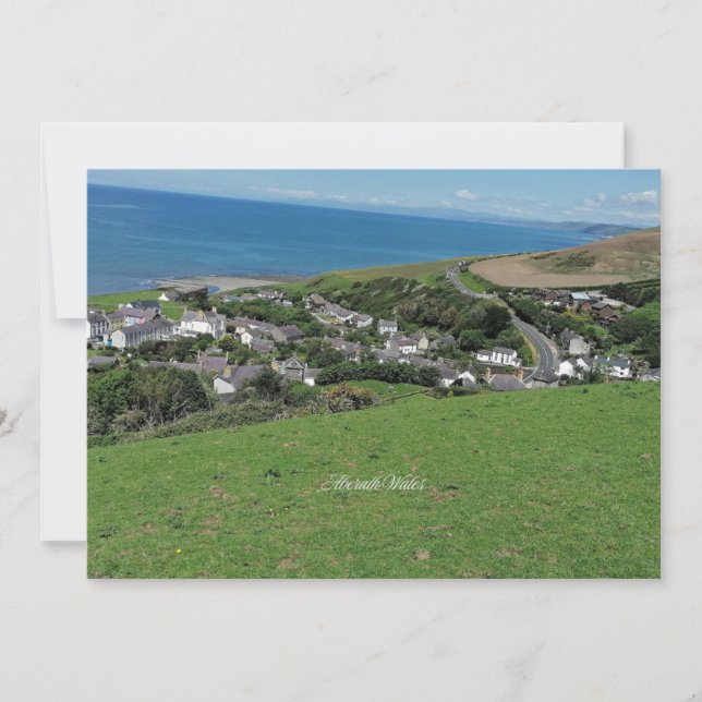 Carte Aberath, village du Pays de Galles, (Devant)