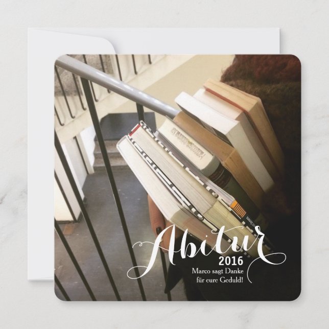 Carte Abitur Karten (Devant)