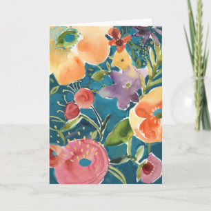 Carte Abondante florale I