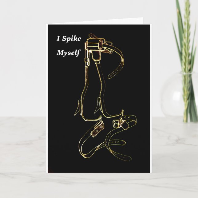 Carte Aboriste Arbre chirurgien Anniversaire cadeau prés (Devant)
