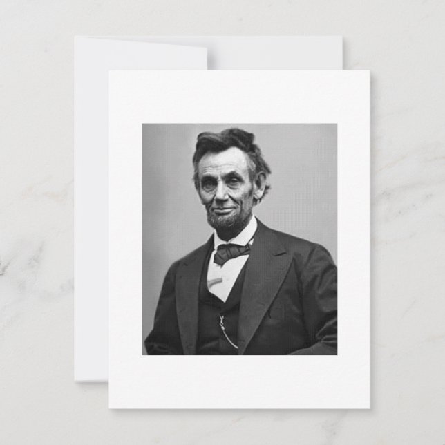 Carte Abraham Lincoln (Devant)