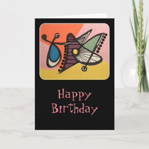 Carte "Abrégé sur moderne la moitié du siècle, papillon"