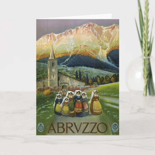 Carte Abruzzes (Devant)