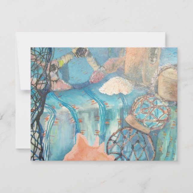 Carte abstrait nautique (Devant)