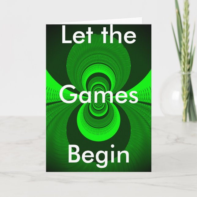 Carte Abstrait vert clair Motif Kaleidoscope Super (Devant)