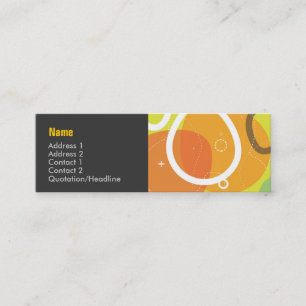 Carte abstraite Gogo de profil