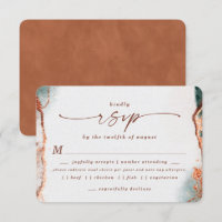 Carte Abstraite Terra Cotta Mariage de choix de re