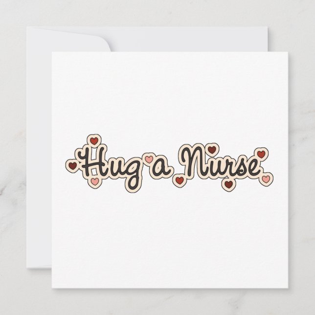 Carte Accrochez-vous à une infirmière T-shirts et cadeau (Devant)