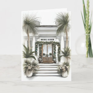 Carte Accueil de Noël avant Palm
