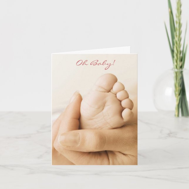 Carte Accueil du nouveau bébé (Devant)
