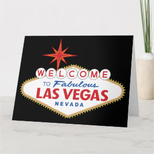 Carte Accueil vers Las Vegas fabuleux, Nevada