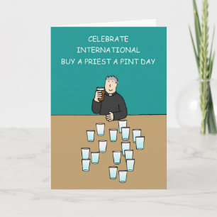 Carte Achat international un prêtre par pinte jour le 9