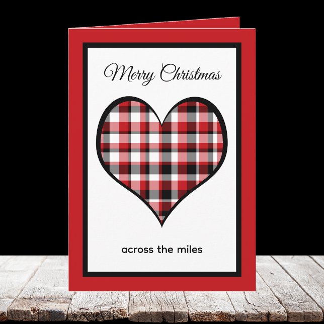 Carte Across the Miles Christmas Heart Card (Créateur téléchargé)