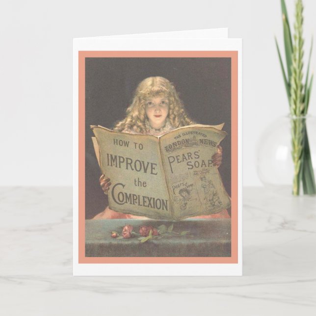 Carte Ad Complexation de savon Pears (Devant)