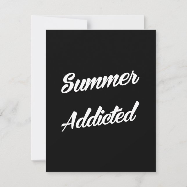 Carte Addicted de Summer (Devant)