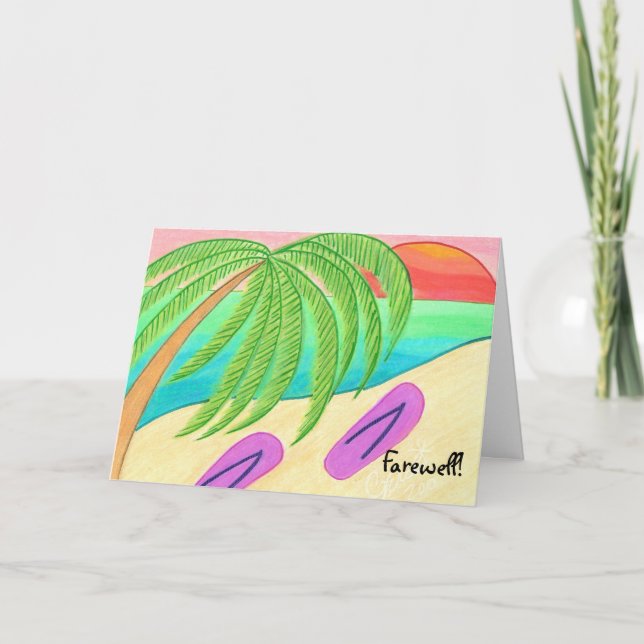 Carte Adieu ! (Devant)