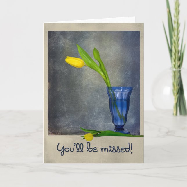 Carte Adieu (Devant)