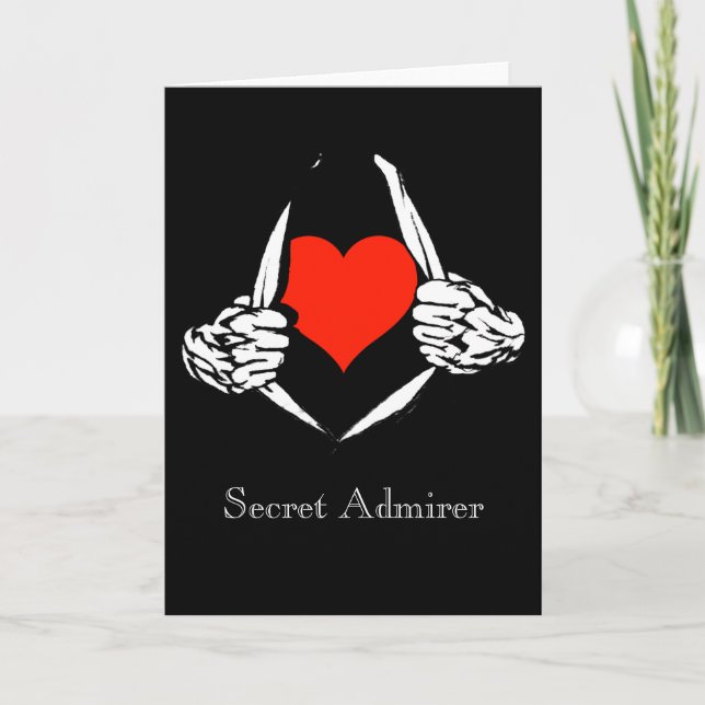 Carte Admirateur secret (Devant)