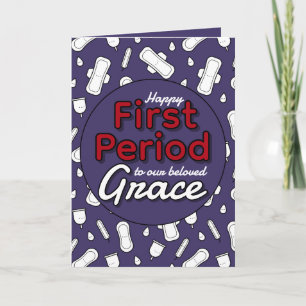 Carte Ado de tampon de cartons violets foncés Première p