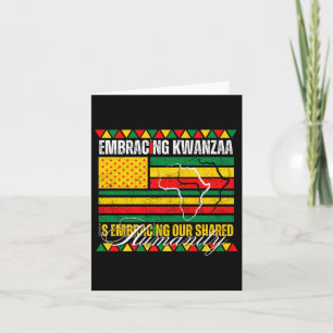 Carte Adopter Kwanzaa est notre humanité partagée Africa