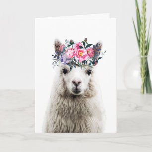 Carte Adorable Alpaca, Anniversaire