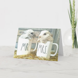 Carte Adorable Bunny