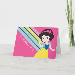 Carte Adorable Princesse Blanche Neige