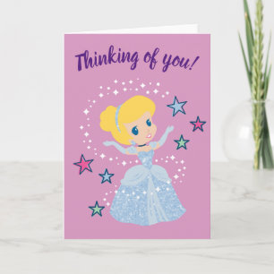 Carte Adorable Princesse Cendrillon
