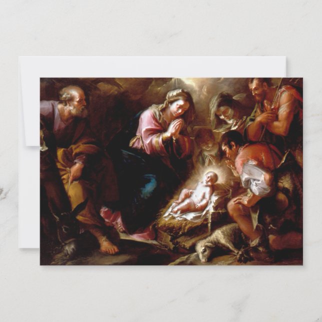 Carte Adoration des bergers - Altobello (Devant)